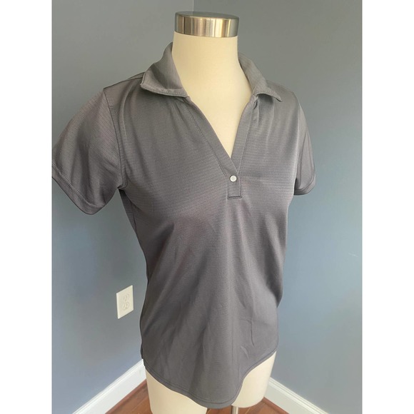 Pebble Beach gray women's golf polo, small - Picture 5 of 7